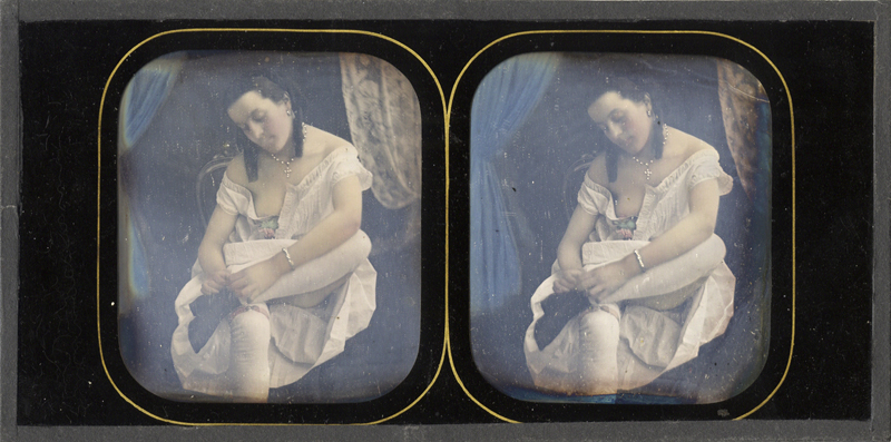 Woman en deshabille, ca. 1850 - costume cocktail
