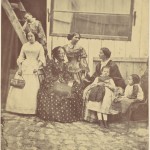 Group Portrait of Four Women and Three Children, 1850s-60s