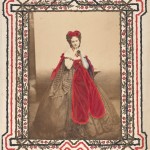 red bow dress  ~  1860s