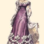 lilac evening dress  ~  1823