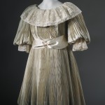 accordion-pleated girl’s dress  ~  early 1895