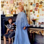 The Dowager Duchess of Devonshire with great-grandson Marcel (Stella Tennant’s son) ~ 2010