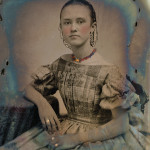 Teenage Girl with Beaded Hairnet, ca. 1850