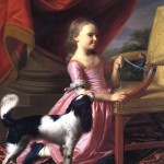 Girl with Bird and Dog ~ 1767