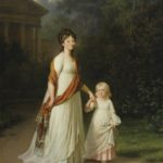 Marie Sophie Frederikke, Princess of Denmark & her Daughter, Princess Caroline, ca. 1800