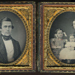 double cased family portrait ~ 1850s