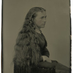 Young Woman with Long Hair, ca. 1860s