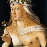 Idealized Portrait of a Courtesan as Flora ~ ca 1520s