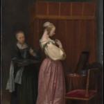 Woman at her Toilet with her Maid ~ ca. 1650-51