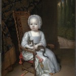 Young Girl Holding a Cat ~ 1711