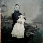 Ghostly Girl with Doll ~ ca. 1880s