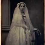 Martha Pickman Rogers in Her Wedding Gown, ca. 1850s