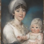 Mrs. Robert Shurlock (Henrietta Ann Jane Russell) & her Daughter Ann, 1801