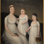 Grace Allison McCurdy (Mrs. Hugh McCurdy) and her Daughters, Mary Jane and Letitia Grace, by Joshua Johnson, ca. 1804