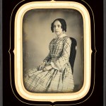 Young Lady in Plaid Dress, 1850s