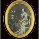 Lady with striped Apron, 1840s
