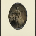 Woman in Checkered Dress, 1850s