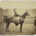 Alexandrine Tinné on horseback, 1860