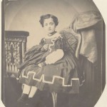 Girl in Meander trimmed Dress, 1860s