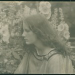 Girl among Flowers, ca. 1910