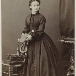 Elegant Teenage Girl with Book, 1860s