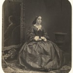 Young Lady seated in front of Mirror, 1850s