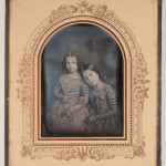 Two Girls in Identical Dresses, ca. 1847