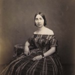 Young Lady in Plaid Dress, ca. 1857