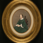 Woman in Green Dress, 1860s