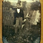 Father & Son outdoors, ca. 1840s
