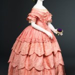 Silk Ball Gown, 1854-1856