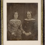 Two women holding hands, 1840s