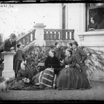 Group portrait (including two of the Dillon Sisters), 1866