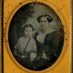 Elizabeth Earl Collins with son Thomas, 1853-54