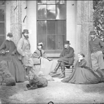 Augusta Congreve & two of the Dillon sisters, ca. 1865