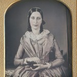 Lady holding a Daguerreotype Case, 1840s