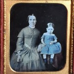 Mother & Child in Blue Dress, 1840s