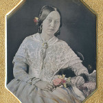 Lady with lace pelerine, ca. 1847