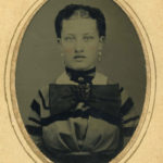 Timeless Beauty with ribbon bow, ca. 1860s