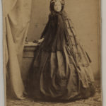 Lady with shawl, ca. 1860s