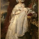 Helene of Mecklenburg-Schwerin, Duchess of Orleans with her son the Count of Paris, 1839