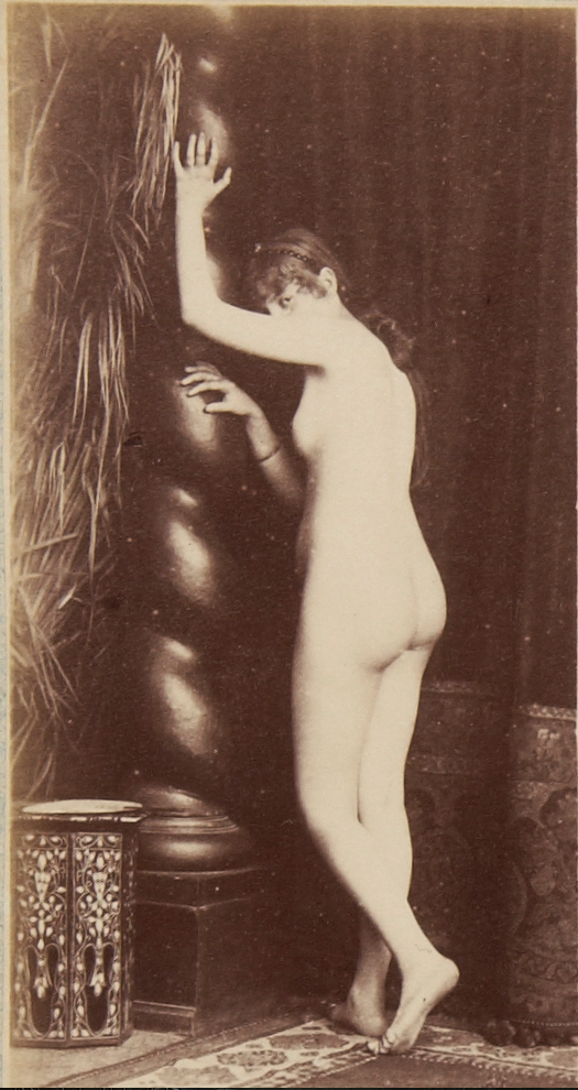 Six nude female figure studies, published by A. Calavas, 1870s. 