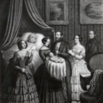 Birth of the son of Princess Adelaide von Löwenstein-Wertheim-Rosenberg, ca. 1853