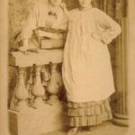 Camille Claudel & artist friend Ghita Theuriet, ca. 1882