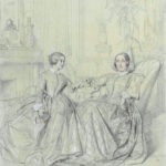 Marie d’Agoult & daughter Claire, 1849