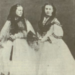 Countess Elisabeth-Alexandrine de Ficquelmont & daughter, ca. 1860s
