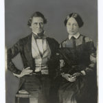 wedding photo of Varina Howell & Jefferson Davis, 1845