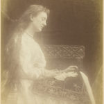 May Prinsep as Elaine, ca. 1874