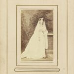 Ann Eliza O’Mullane in wedding dress, ca. 1860s-70