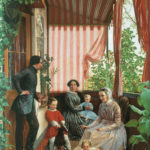 Family Portrait on the Balcony, ca. 1840s